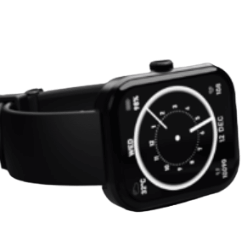 Boat Wave Cosmos Max Charcoal Black Smart Watch - Naivri