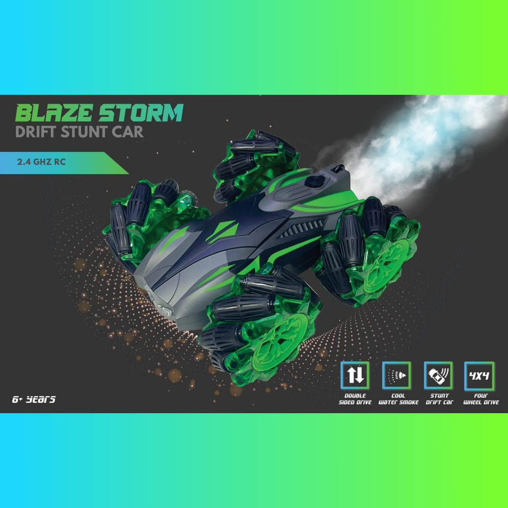 Electrobotic Blaze Storm Stunt Drift Car Green - Naivri