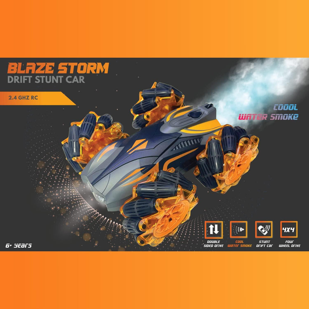 Electrobotic Blaze Storm Stunt Drift Car Orange - Naivri