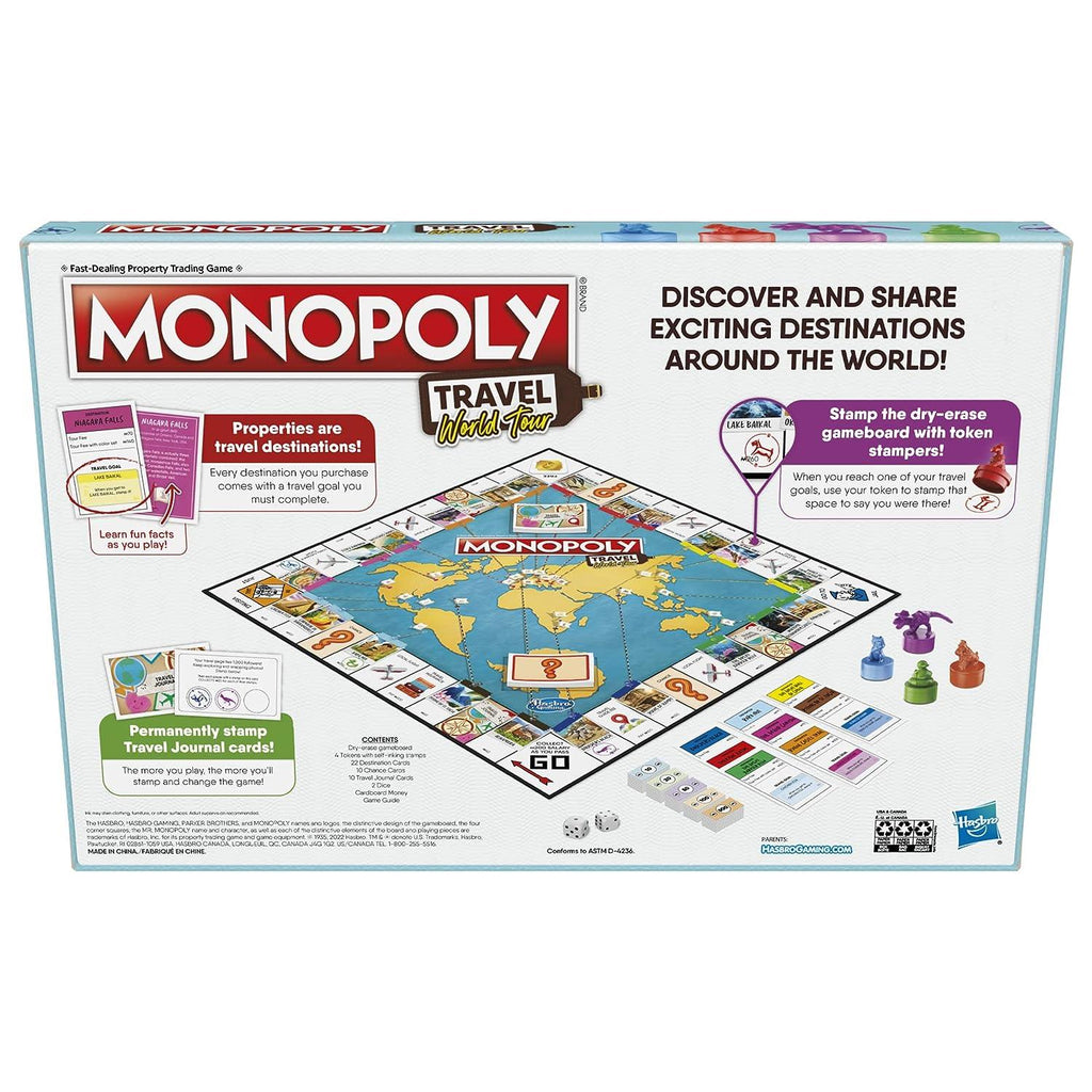 Hasbro Gaming Monopoly Travel World Tour - Naivri
