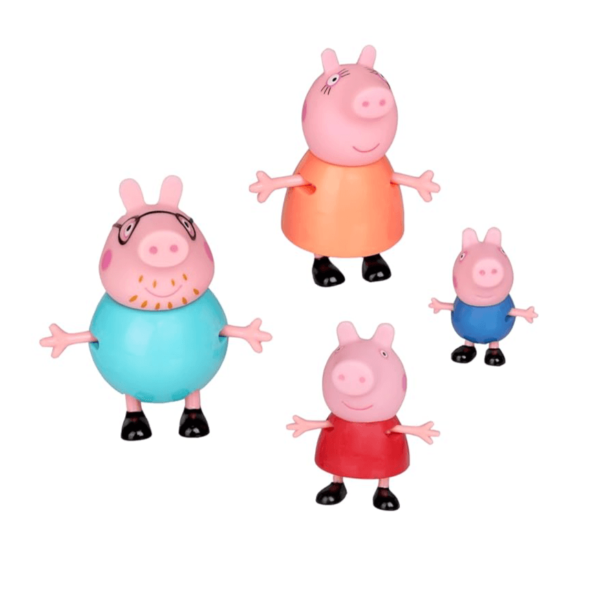Peppa Pig & Family Four Figure Pack - Naivri