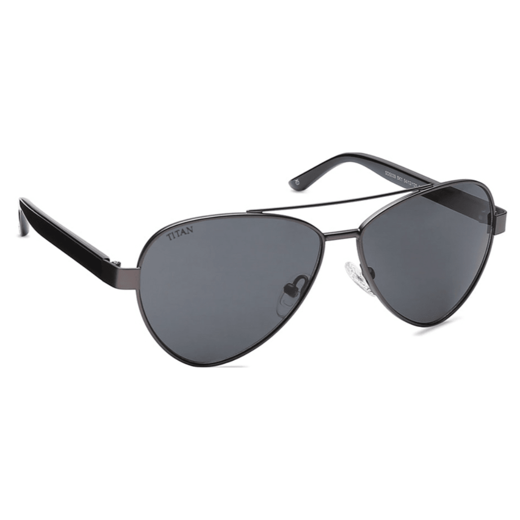 Titan Dash Grey Pilot Kids Sunglasses SDS039BK1V - Naivri