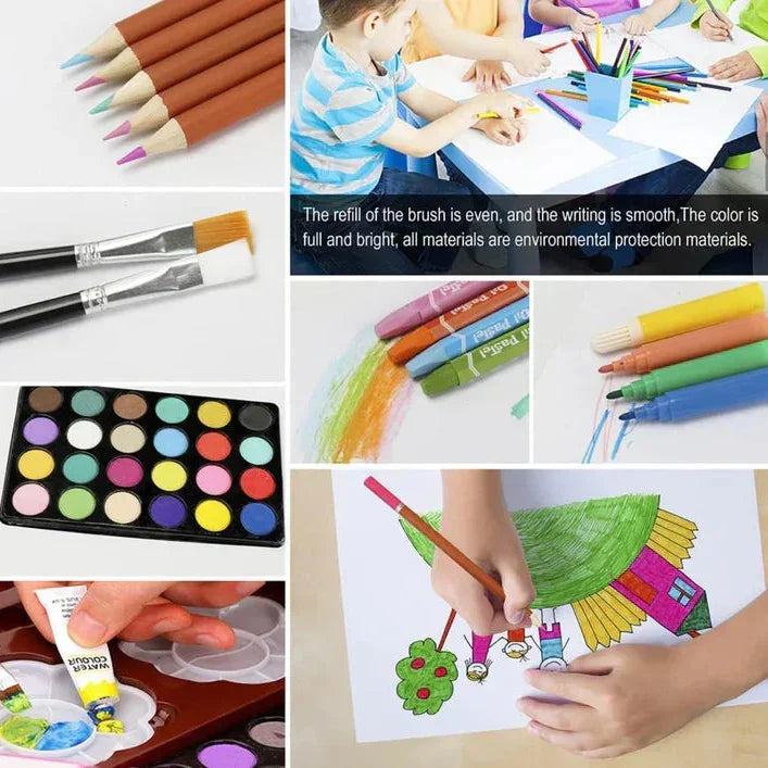 145pcs Art Painting Trunk for Kids & Adults - Naivri