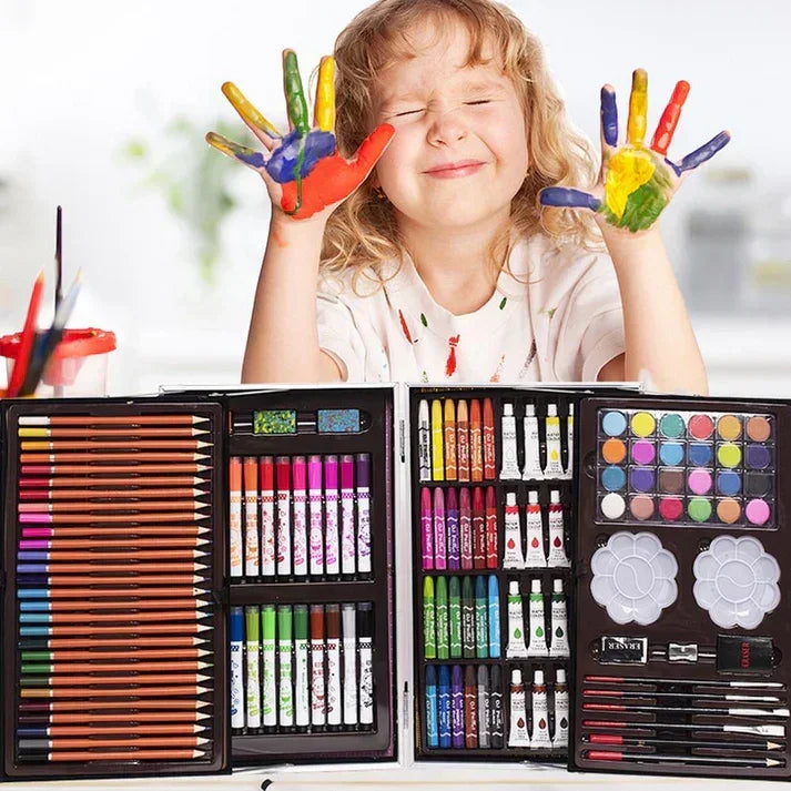 145pcs Art Painting Trunk for Kids & Adults - Naivri