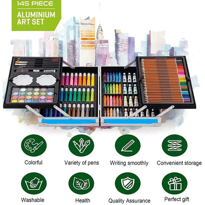 145pcs Art Painting Trunk for Kids & Adults - Naivri