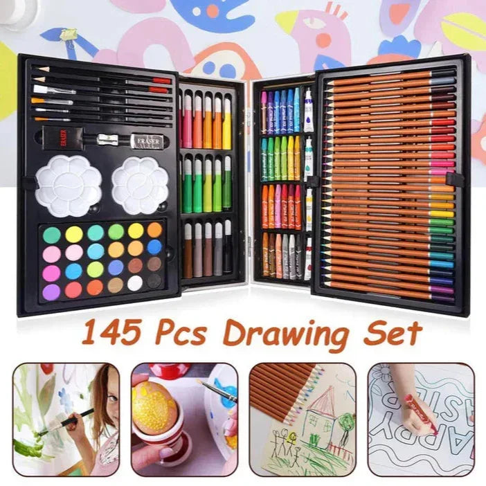 145pcs Art Painting Trunk for Kids & Adults - Naivri