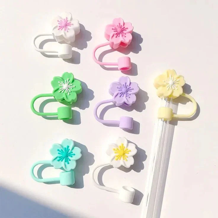 3D Straw Toppers - Stanley | Stylist | Silicone- Random - Naivri