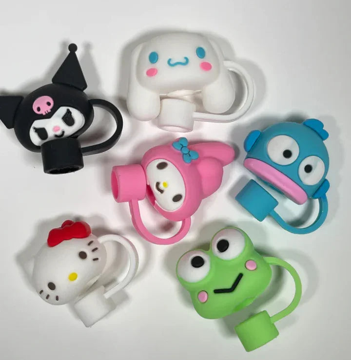 3D Straw Toppers - Stanley | Stylist | Silicone- Random - Naivri
