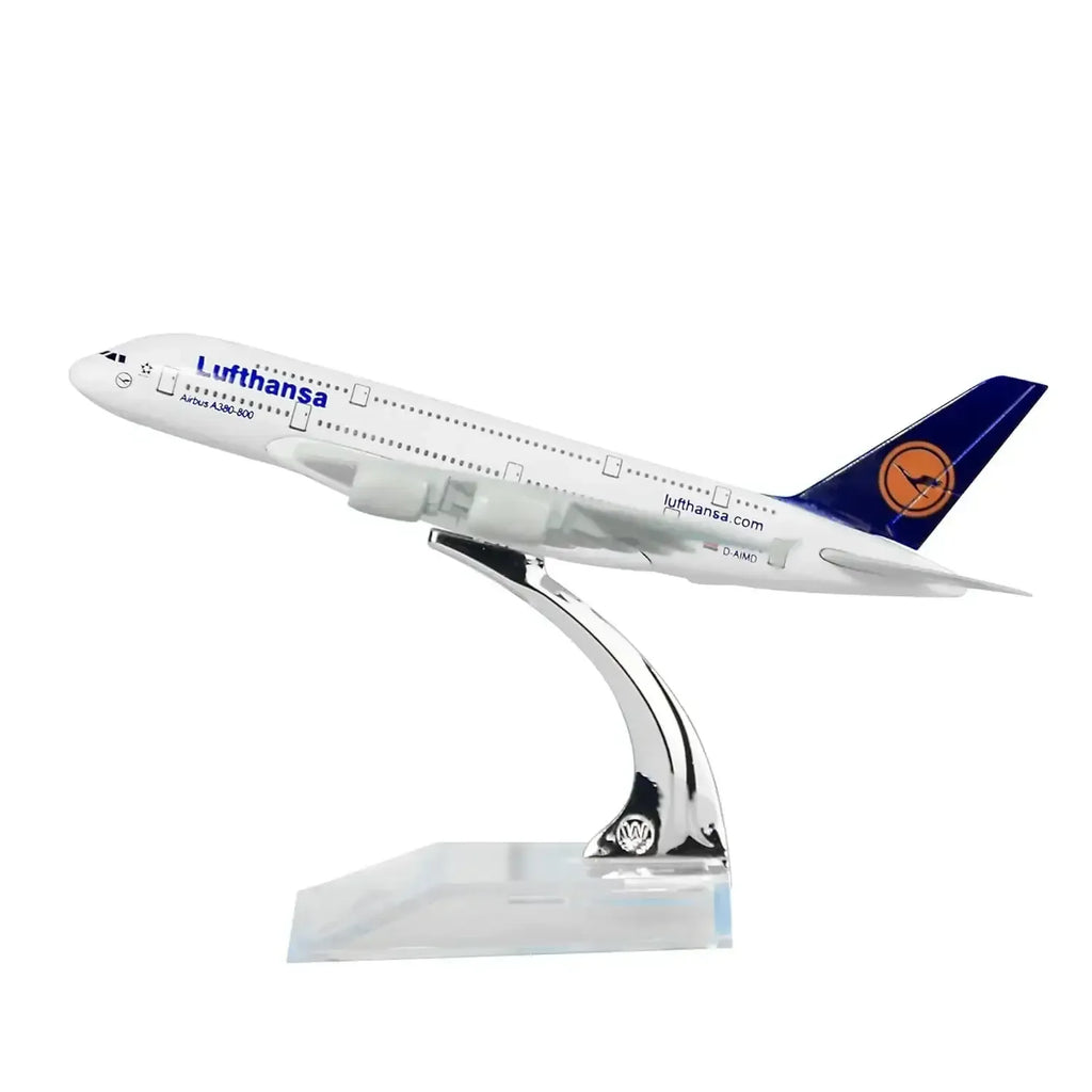 Aircraft Model 16cm Diecast Metal Airplane | Realistic Collectible Display Model for Aviation Enthusiasts - Naivri