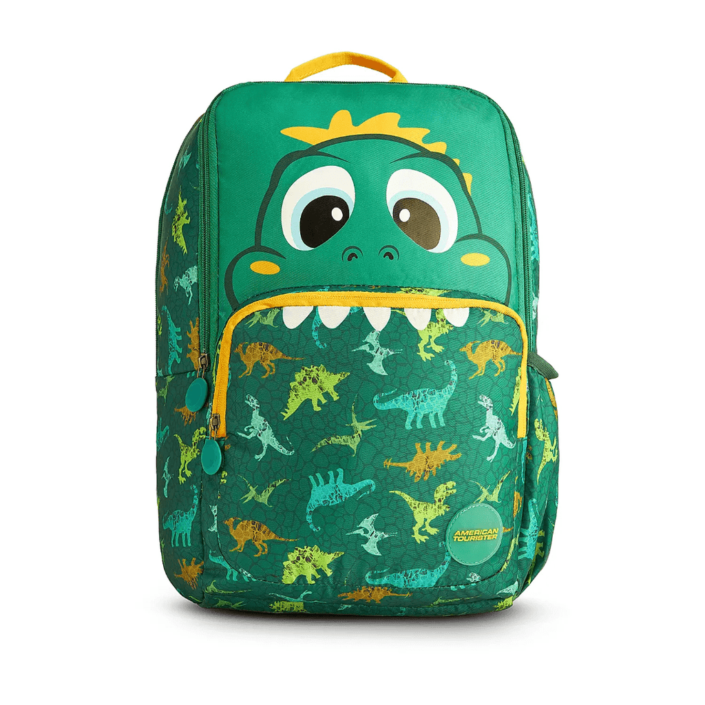 American Tourister Diddle 2.0 Dino Green Backpack 21 Ltrs - Naivri