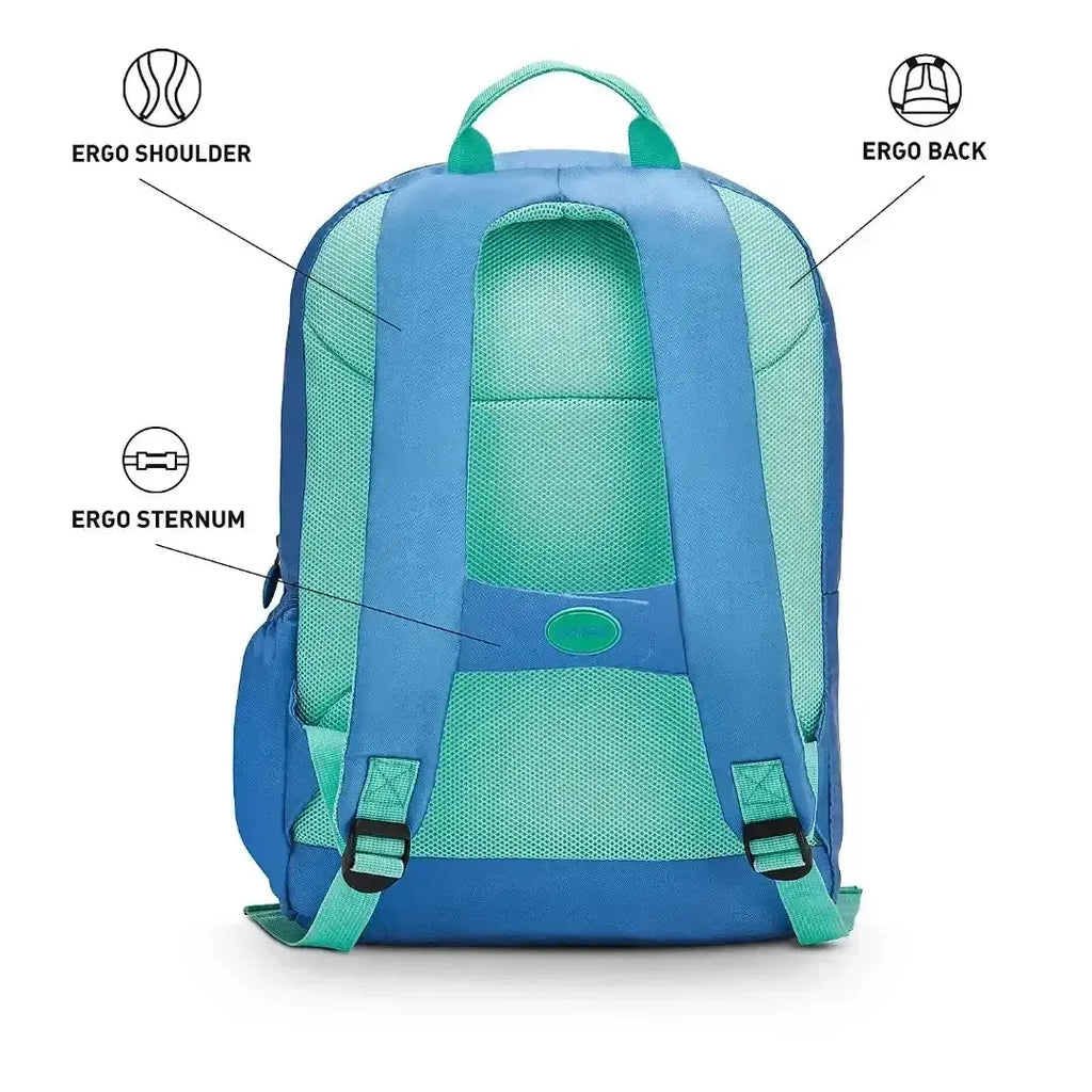 American Tourister Diddle 2.0 Mummy Blue Backpack – 21 Ltrs | Ergonomic, Eco-Friendly & Kid-Friendly - Naivri