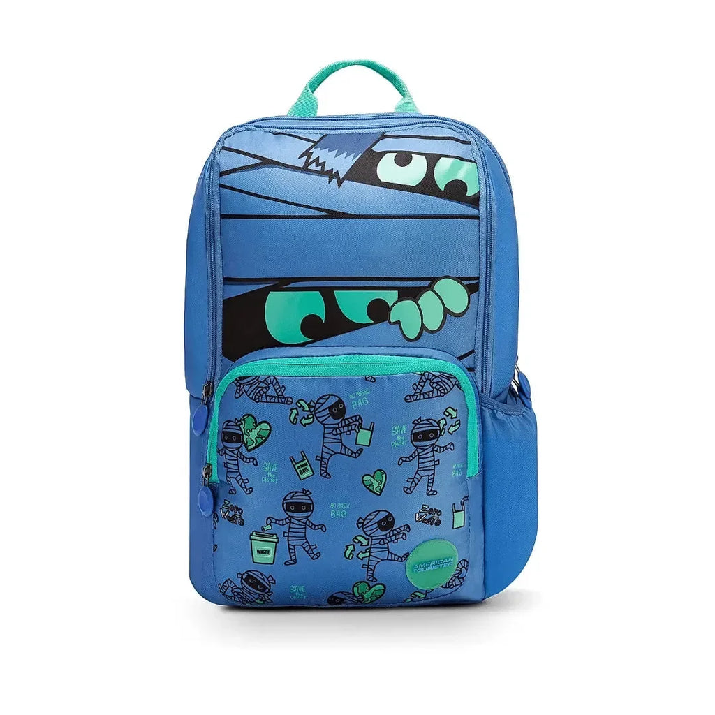 American Tourister Diddle 2.0 Mummy Blue Backpack – 21 Ltrs | Ergonomic, Eco-Friendly & Kid-Friendly - Naivri