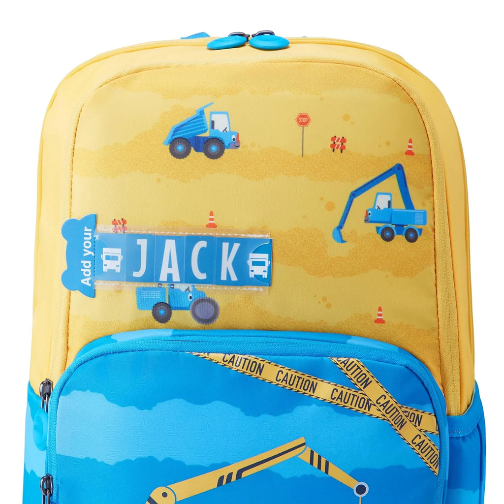 American Tourister Diddle 4.0 Construction Yellow Kids Backpack 21 Ltrs – Durable & Comfortable for Kids Aged 5-8 - Naivri