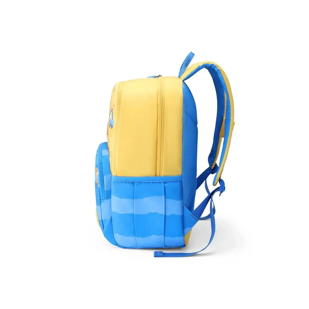 American Tourister Diddle 4.0 Construction Yellow Kids Backpack 21 Ltrs – Durable & Comfortable for Kids Aged 5-8 - Naivri