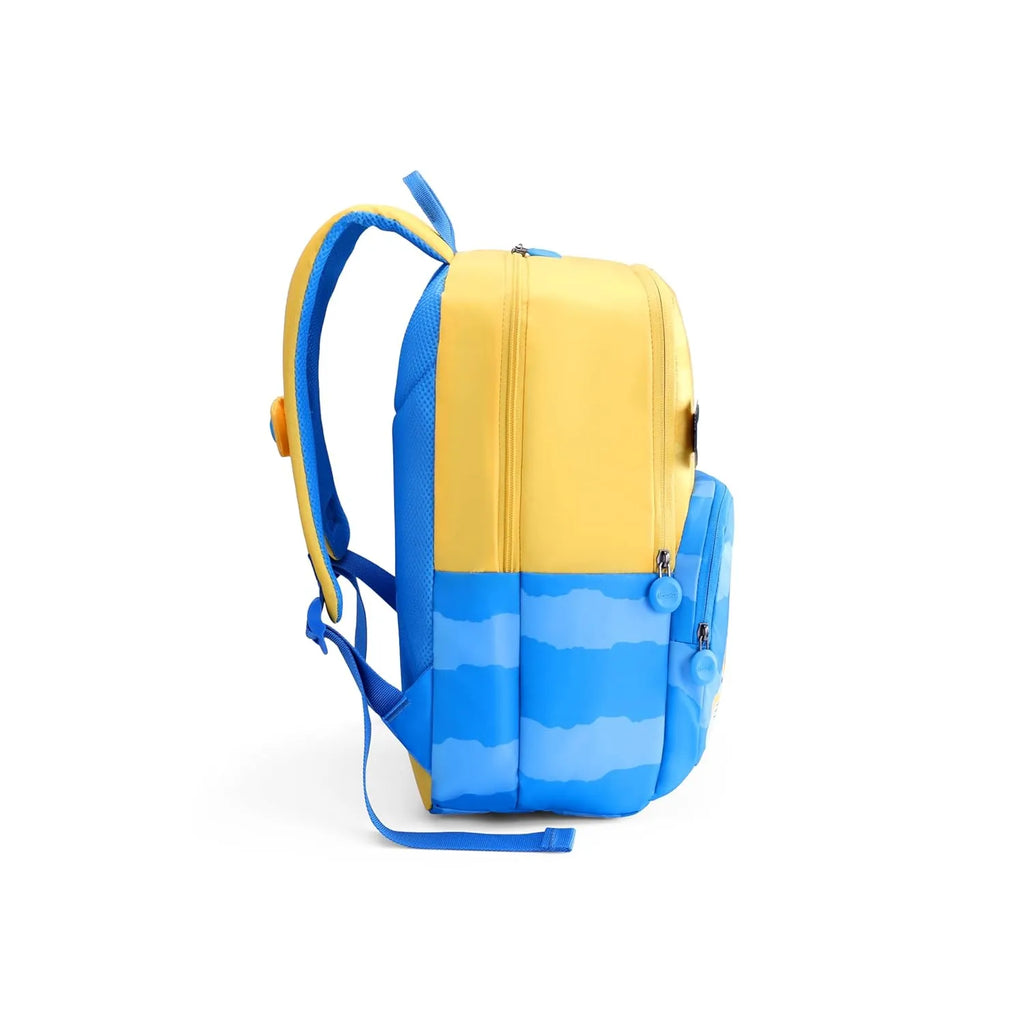 American Tourister Diddle 4.0 Construction Yellow Kids Backpack 21 Ltrs – Durable & Comfortable for Kids Aged 5-8 - Naivri