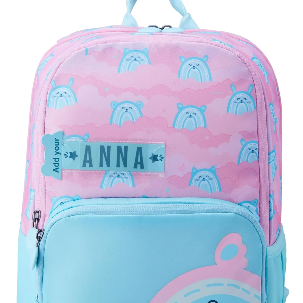 American Tourister Diddle 4.0 Rainbow Pink Kids Backpack – 21 Litres, Age 5–8 - Naivri