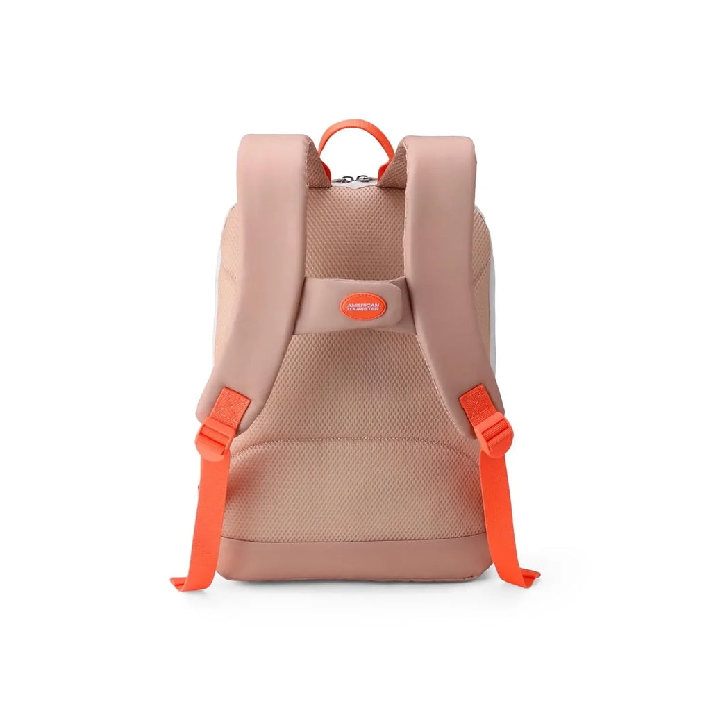 American Tourister Diddle 4.0 Varsity Beige Kids Backpack 21 Ltrs – Comfortable & Durable with Personalized Name Slot - Naivri