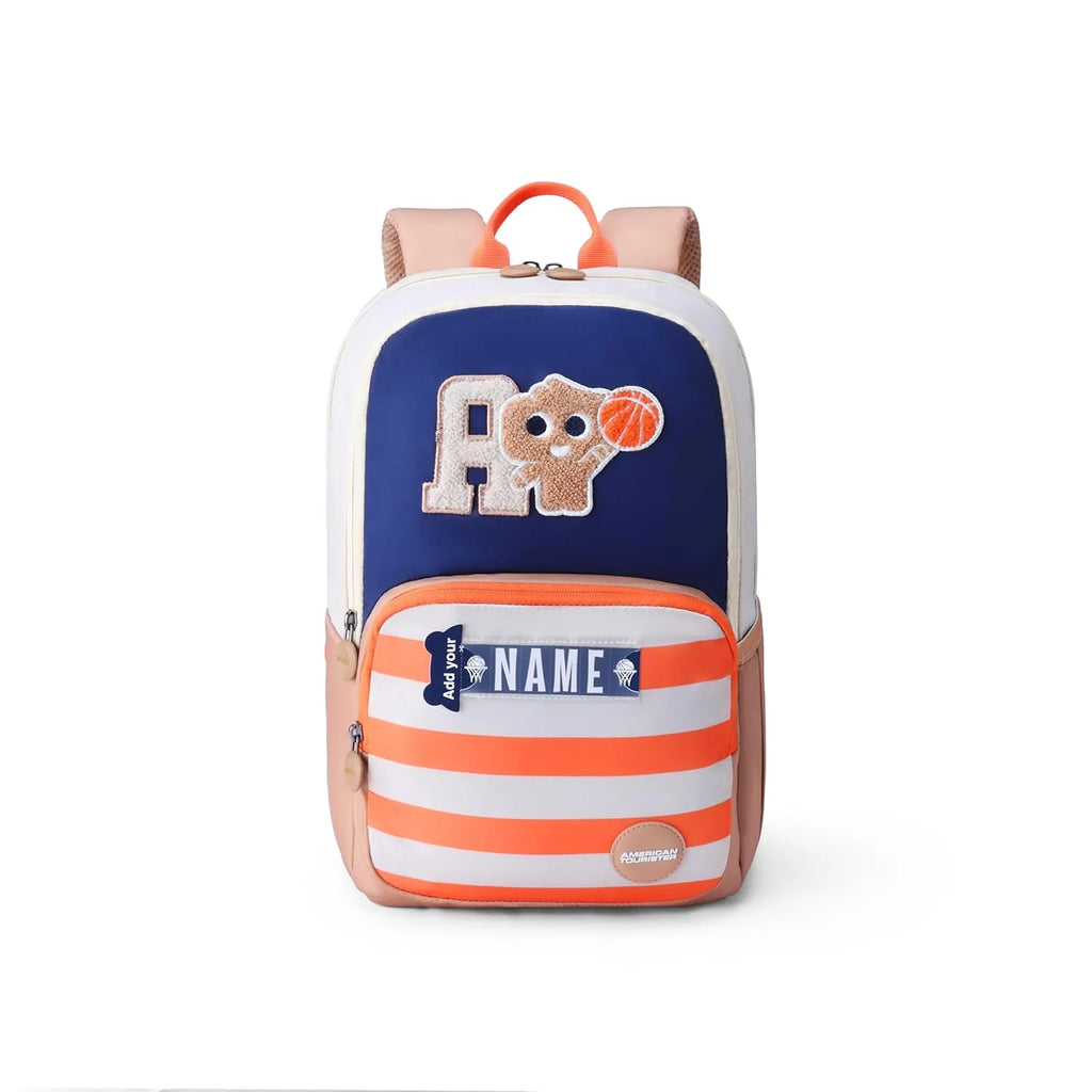 American Tourister Diddle 4.0 Varsity Beige Kids Backpack 21 Ltrs - Naivri