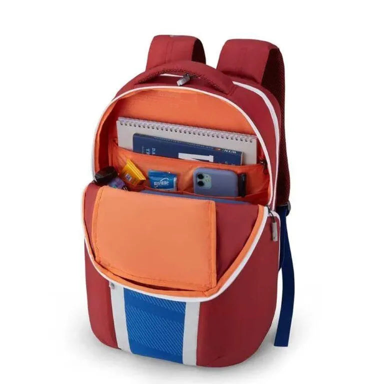 American Tourister Herd 3.0 Red Blue 33 Ltrs - Naivri