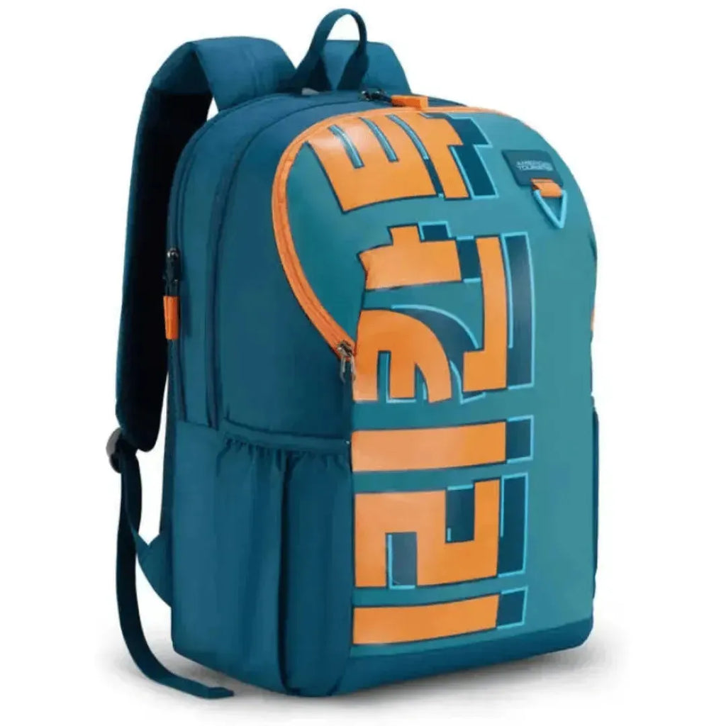 American Tourister Herd 3.0 Teal Orange 33 Ltrs - Naivri