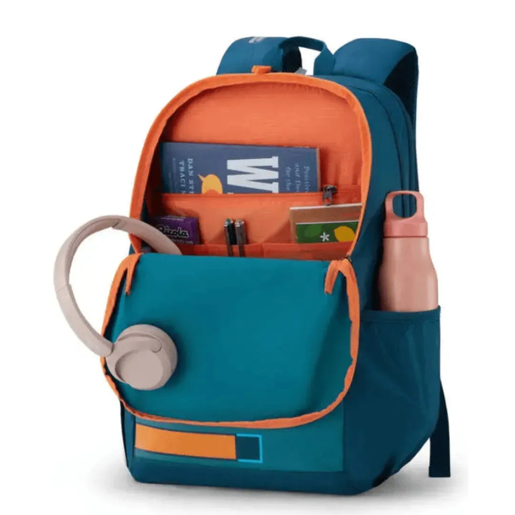 American Tourister Herd 3.0 Teal Orange 33 Ltrs - Naivri