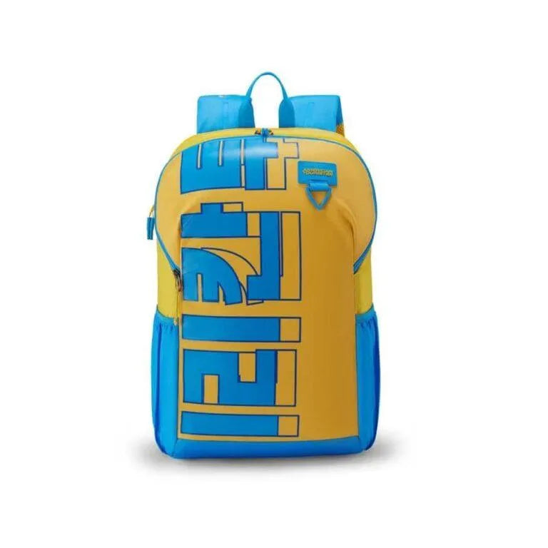 American Tourister Herd 3.0 Yellow Blue 33 Ltrs - Naivri