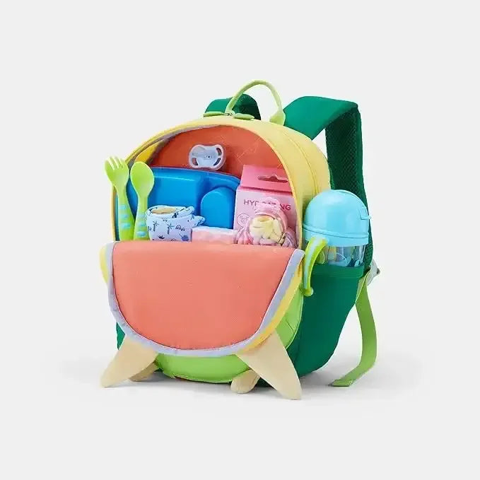 American Tourister Kiztopia Dragon Green/Yellow Kids Character Backpack – 10L, Fun and Practical Design - Naivri