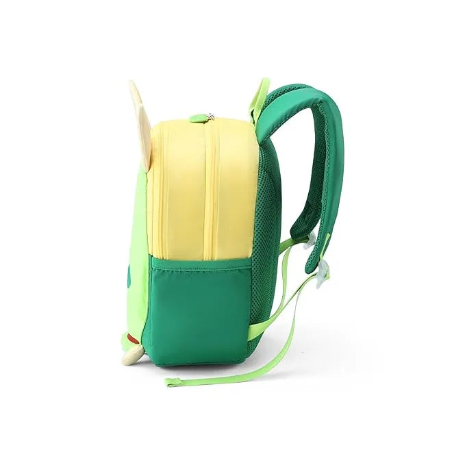 American Tourister Kiztopia Dragon Green/Yellow Kids Character Backpack – 10L, Fun and Practical Design - Naivri