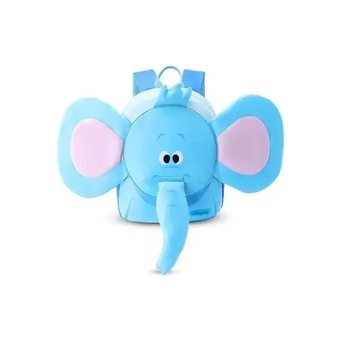 American Tourister Kiztopia Elephant Blue/Pink Kids Character Backpack – 10L, Comfortable & Durable Design - Naivri