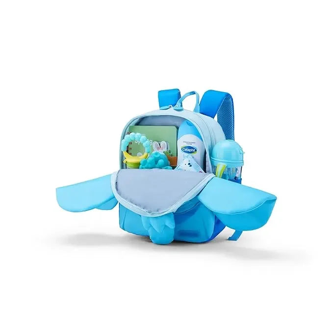 American Tourister Kiztopia Elephant Blue/Pink Kids Character Backpack – 10L, Comfortable & Durable Design - Naivri