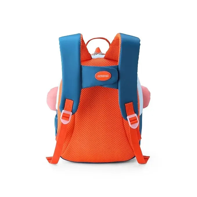 American Tourister Kiztopia Monkey Orange/Dark Green Kids Character Backpack – 10L, Fun and Functional Design - Naivri