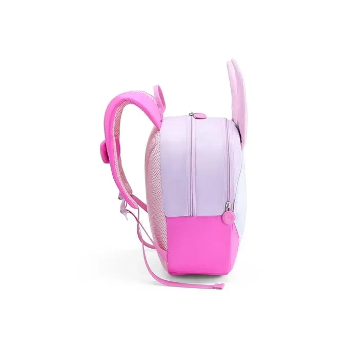 American Tourister Kiztopia Rabbit White/Pink Kids Character Backpack – 10L, Comfortable & Playful Design - Naivri
