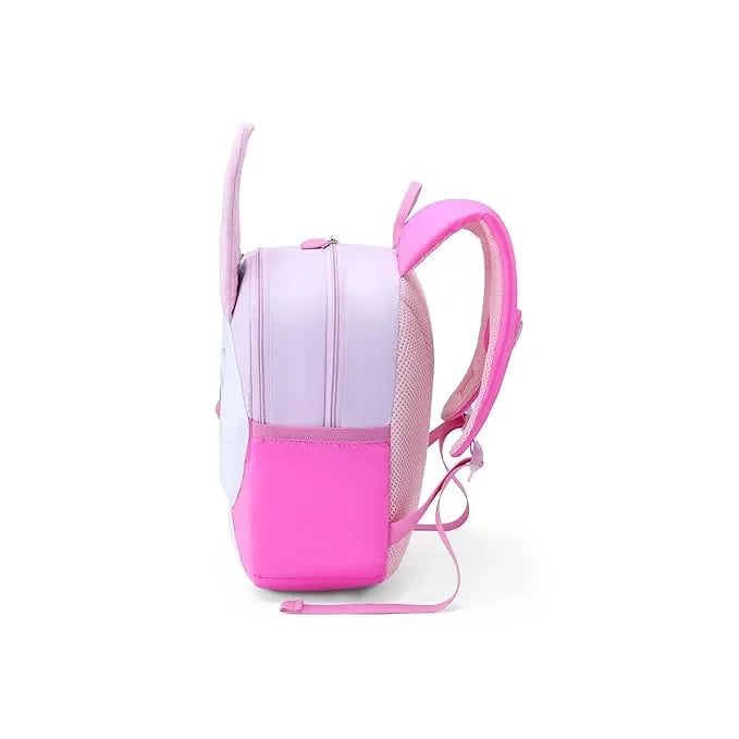 American Tourister Kiztopia Rabbit White/Pink Kids Character Backpack – 10L, Comfortable & Playful Design - Naivri