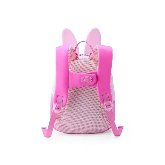 American Tourister Kiztopia Rabbit White/Pink Kids Character Backpack – 10L, Comfortable & Playful Design - Naivri