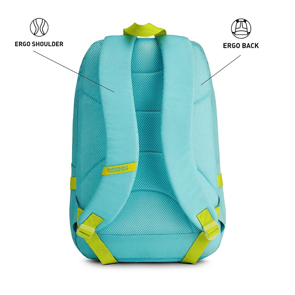 American Tourister Moodle 2.0 Sky Blue Backpack 29 Ltrs - Naivri