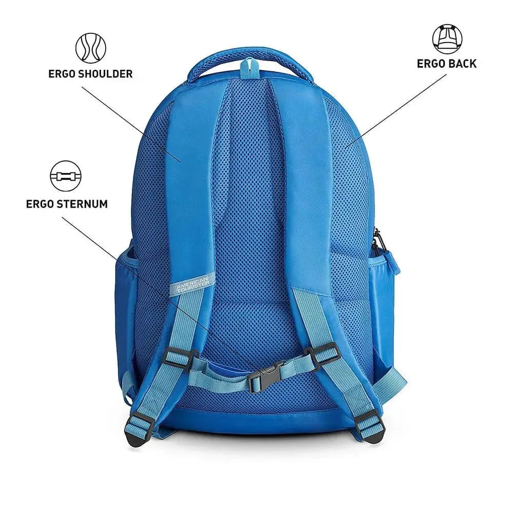 American Tourister Ollie 3.0 Water Blue 26 Ltrs - Naivri