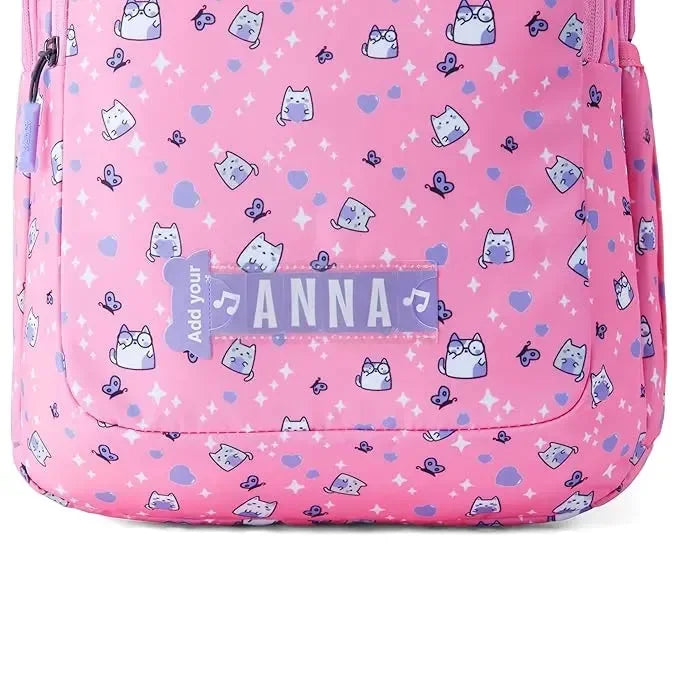 American Tourister Ollie 4.0 XL Cat Pink Backpack – 32.5L School Bag for Girls (12+ Years) - Naivri