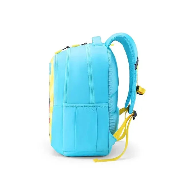 American Tourister Ollie 4.0 XL Glyph Camera Blue 32.5 Litres Backpack – Bold Design with 3D Graphics for Girls 12+ - Naivri