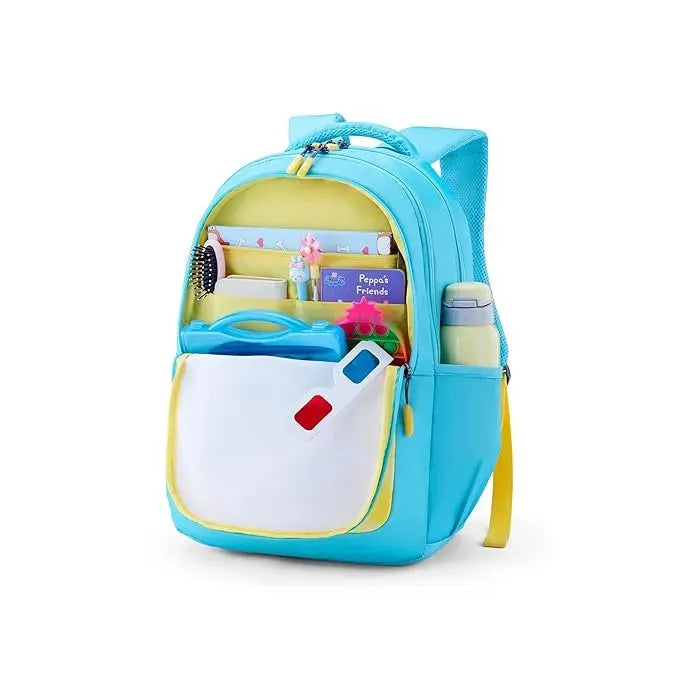 American Tourister Ollie 4.0 XL Glyph Camera Blue 32.5 Litres Backpack – Bold Design with 3D Graphics for Girls 12+ - Naivri