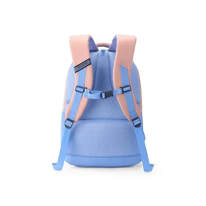 American Tourister Ollie 4.0 XL Glyph Popcorn Orange 32.5 Litres Backpack – Eye-Catching, Spacious & School-Ready with Bonus 3D Glasses - Naivri