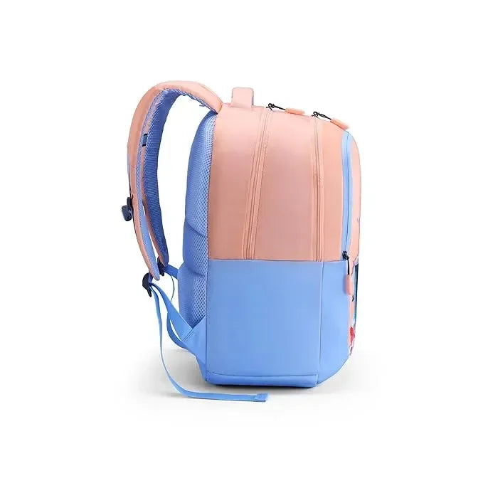 American Tourister Ollie 4.0 XL Glyph Popcorn Orange 32.5 Litres Backpack – Eye-Catching, Spacious & School-Ready with Bonus 3D Glasses - Naivri