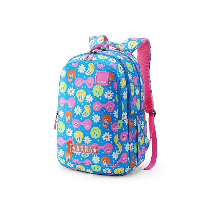 American Tourister Ollie 4.0 XL Smiley Blue 32.5 Ltrs - Naivri