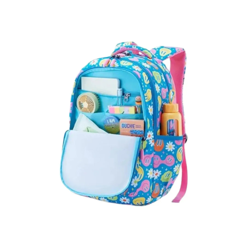 American Tourister Ollie 4.0 XL Smiley Blue 32.5 Ltrs - Naivri