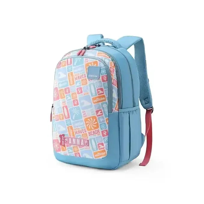 American Tourister Ollie 4.0 XL Surf Grey Backpack – 32.5L School Bag for Kids Aged 12+ - Naivri