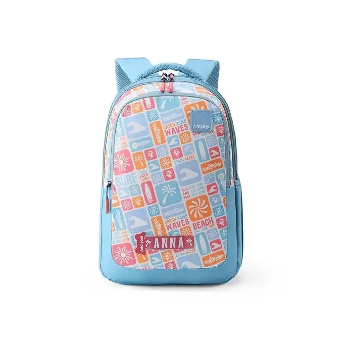 American Tourister Ollie 4.0 XL Surf Grey Backpack – 32.5L School Bag for Kids Aged 12+ - Naivri