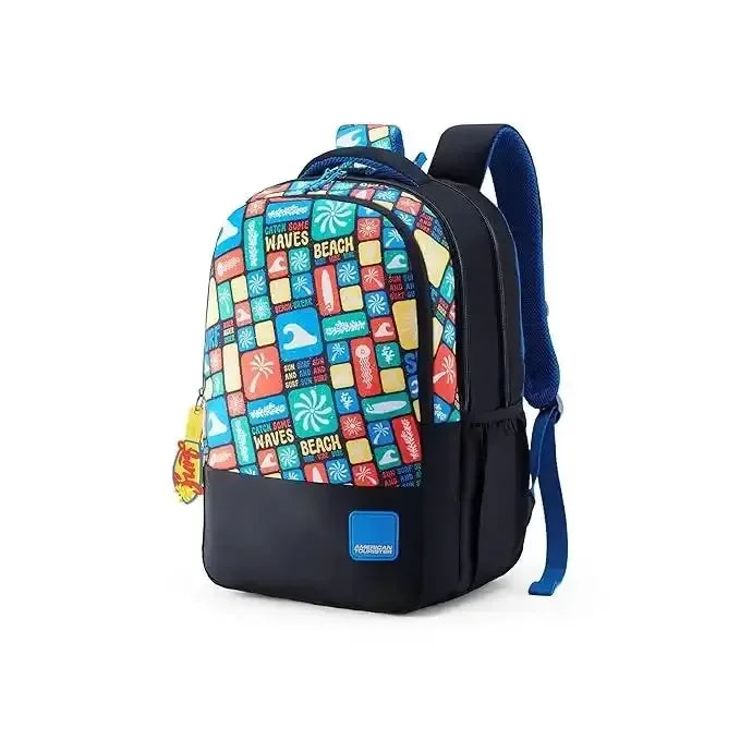 American Tourister Pazzo 4.0 XL Backpack Black Surf – 31 L, Age 10+ - Naivri