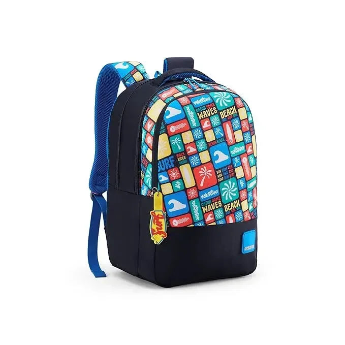 American Tourister Pazzo 4.0 XL Backpack Black Surf – 31 L, Age 10+ - Naivri