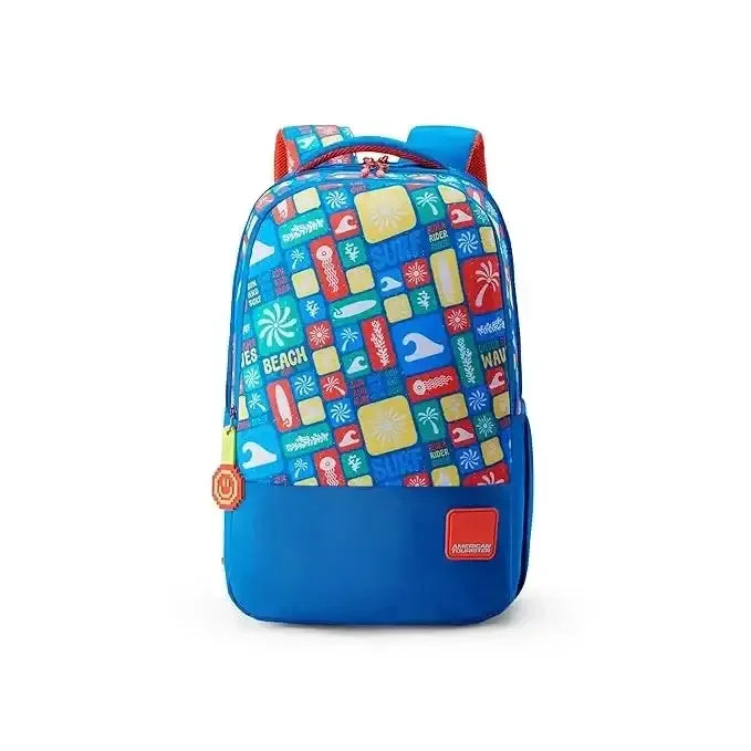American Tourister Pazzo 4.0 XL Blue Surf Backpack – 31 L | Age 10+ - Naivri