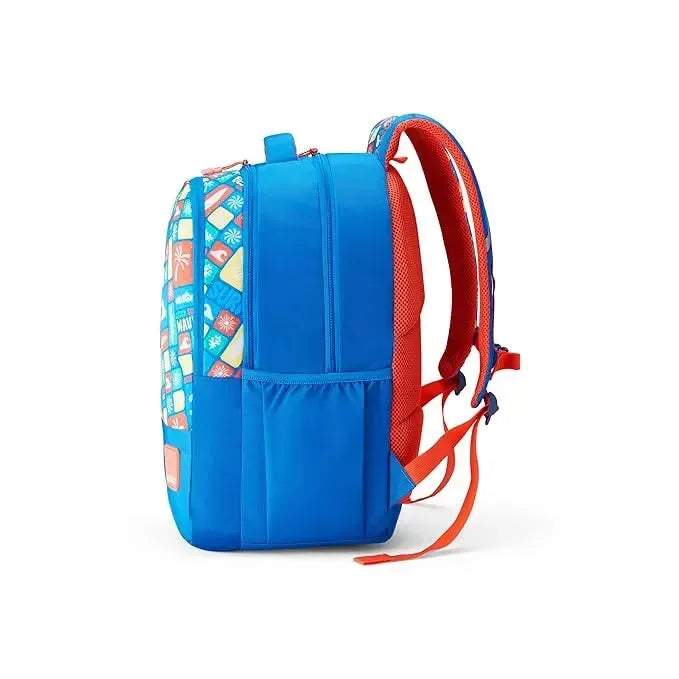 American Tourister Pazzo 4.0 XL Blue Surf Backpack – 31 L | Age 10+ - Naivri
