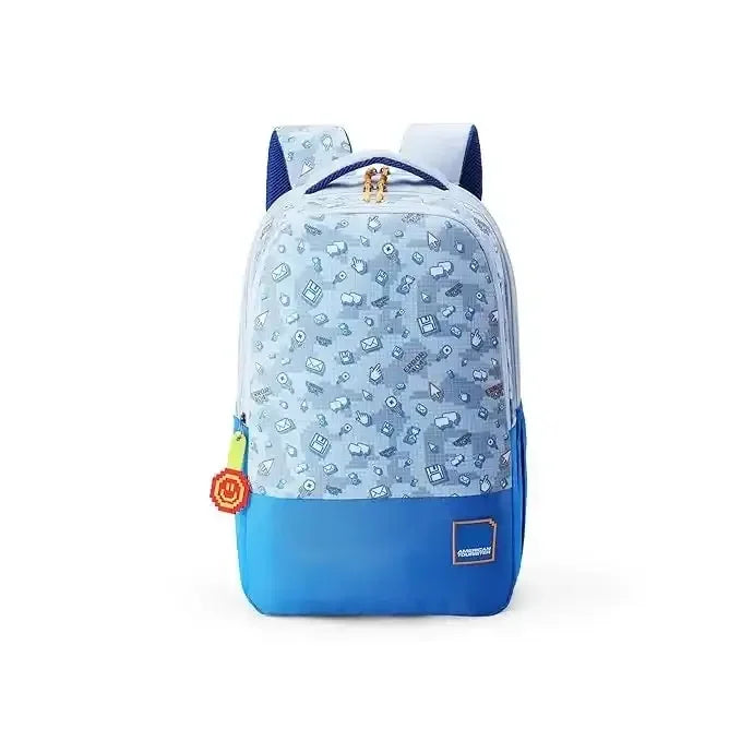 American Tourister Pazzo 4.0 XL Grey Low Tech Backpack – 31 Litres | For Ages 10+ - Naivri